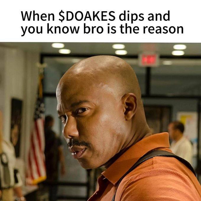 Doakes with a sly smile